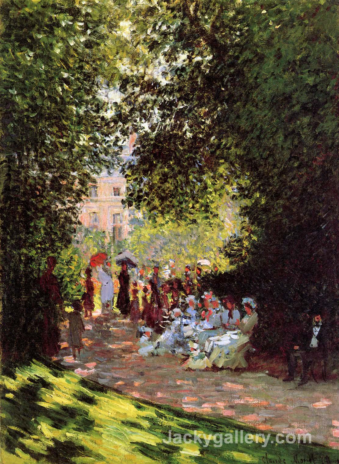 Park Monceau by Claude Monet paintings reproduction